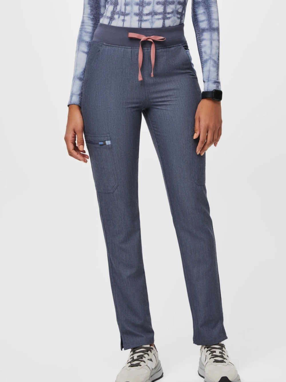 Heather Denim High Waisted Yola™ - Petite Skinny Scrub Pants

XS - Heather